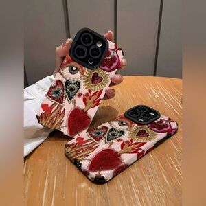 iPhone 16 Pro Max Case – Sacred Heart & Evil Eye Art Design,Chic & Protective